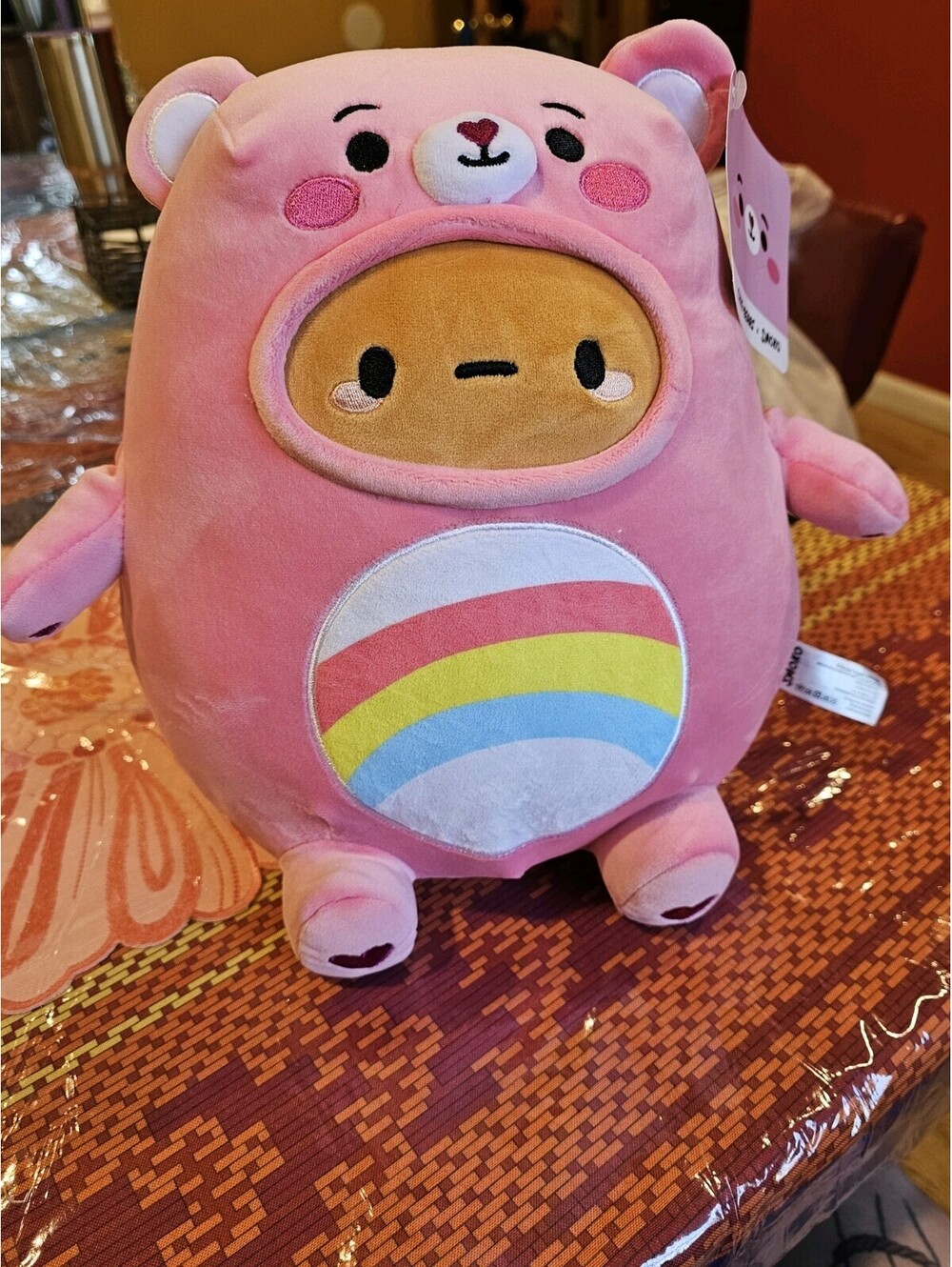 Smoko x Care Bears Cheer Bear Tayto Potato 12 Inch Plush